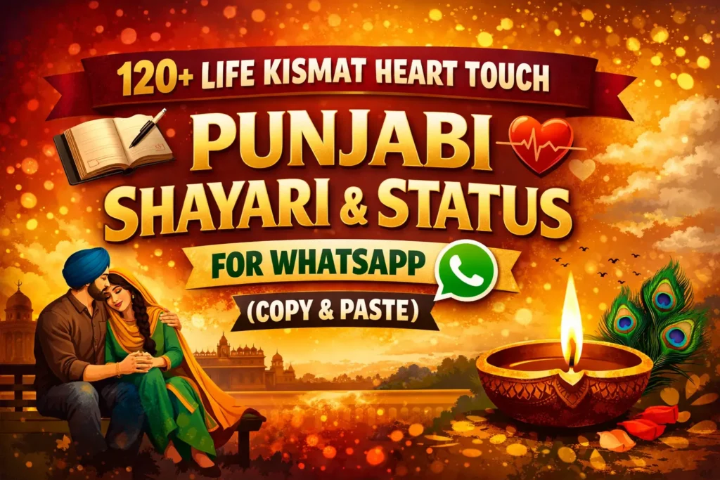 KISMAT HEART TOUCH PUNJABI SHAYARI