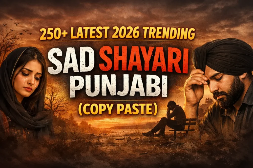 SAD SHAYARI PUNJABI